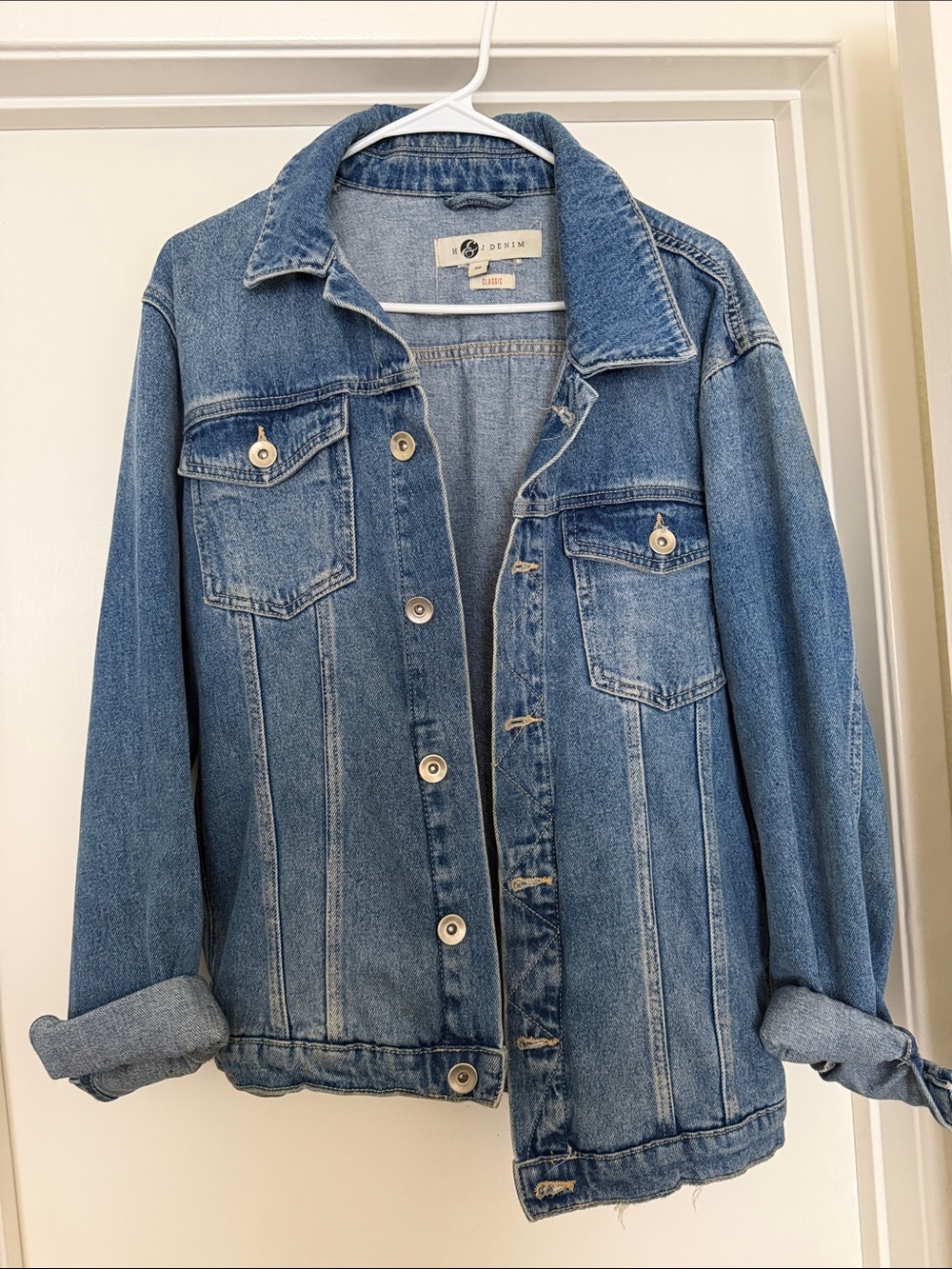 Oversized denim jacket - Blue